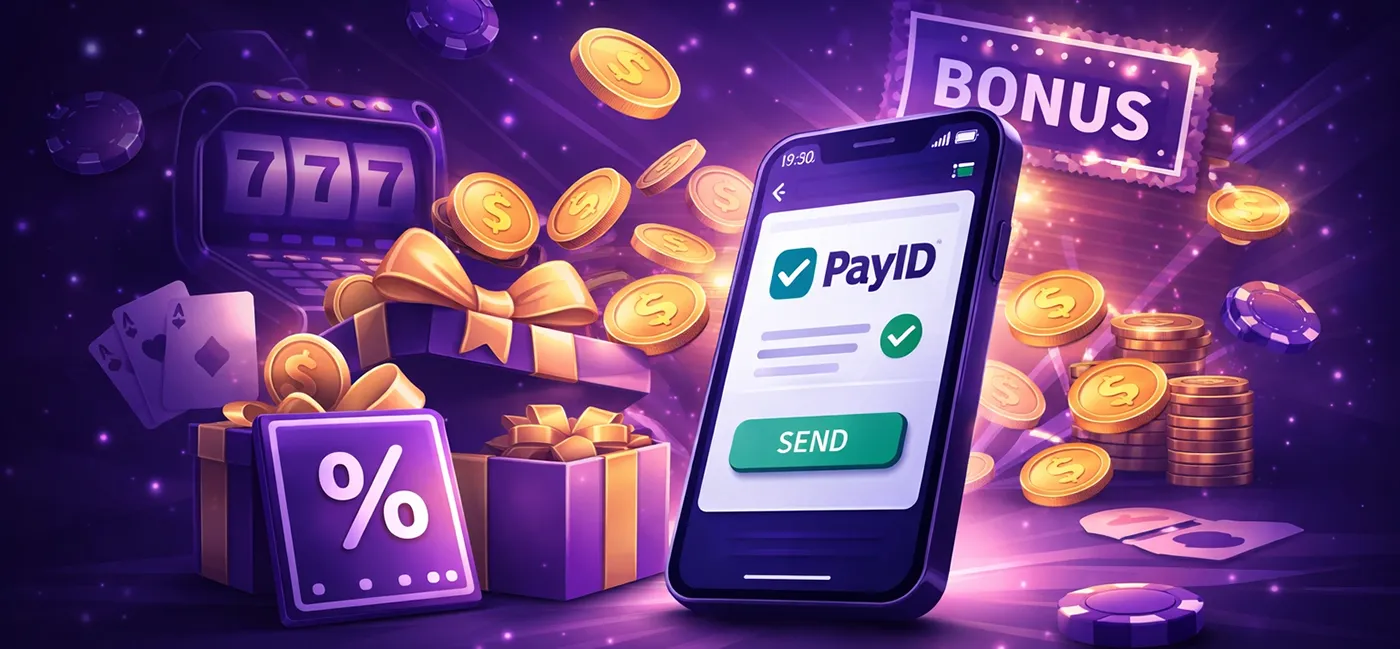 Claiming bonuses at PayID casinos